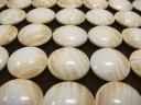 日本産本蛤（日向スワブテ）碁石３１号/本欅柾目碁笥